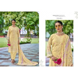 BIN SAEED VOL 4 COSMOS (Cotton dupatta)