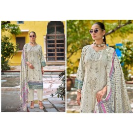 BIN SAEED VOL 4 COSMOS (Cotton dupatta)