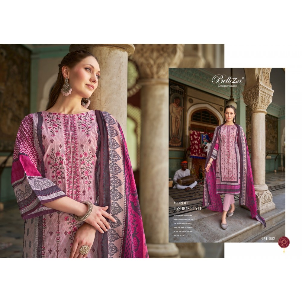 BIN SAEED VOL 6 BELLIZA (Cotton Dupatta)