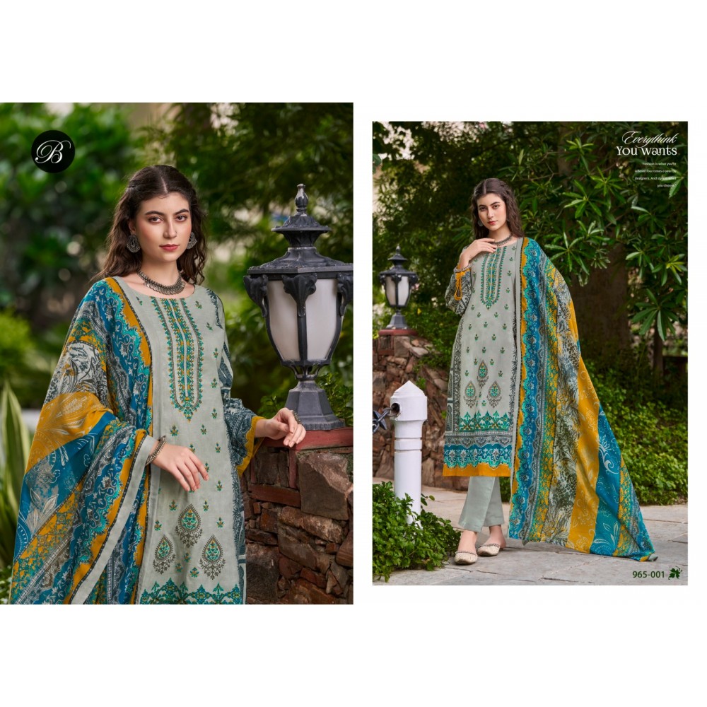 BIN SAEED VOL 7 BELLIZA (Cotton Dupatta)