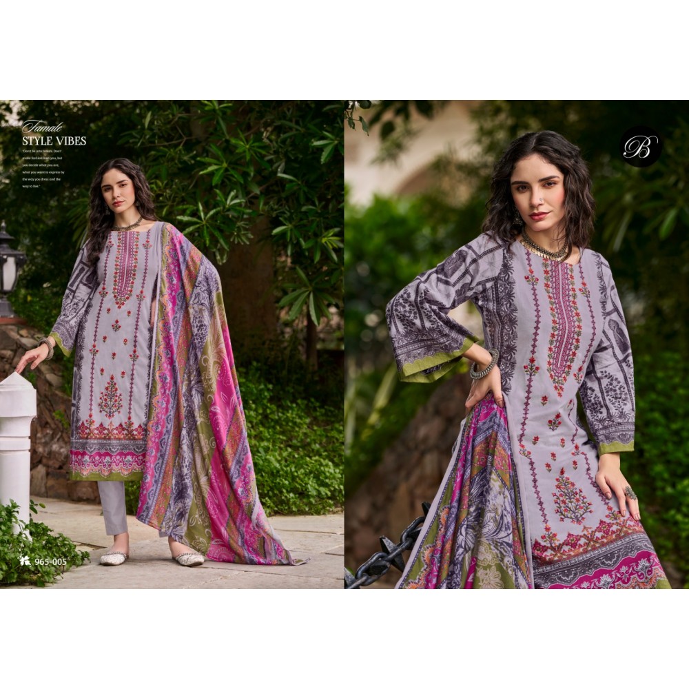 BIN SAEED VOL 7 BELLIZA (Cotton Dupatta)