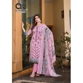 BIN UBAID SELF EMBRODARY COLLECTION R VOL 2  AL KARAM  (Cotton Dupatta)