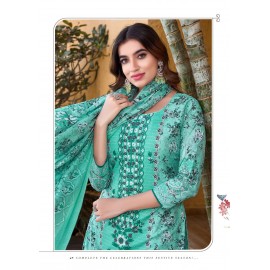 BIN UBAID SELF EMBRODARY COLLECTION R VOL 2  AL KARAM  (Cotton Dupatta)