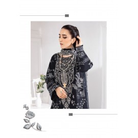 BLACK AND WHITE NAFISHA (Cotton Dupatta)