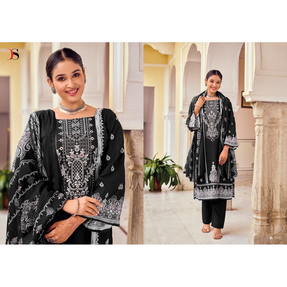 BLACK BEAUTY BY DEEPSY SUITS (Cotton Dupatta)