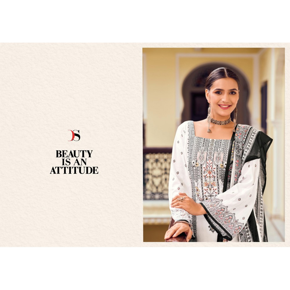 BLACK BEAUTY BY DEEPSY SUITS (Chiffon Dupatta)