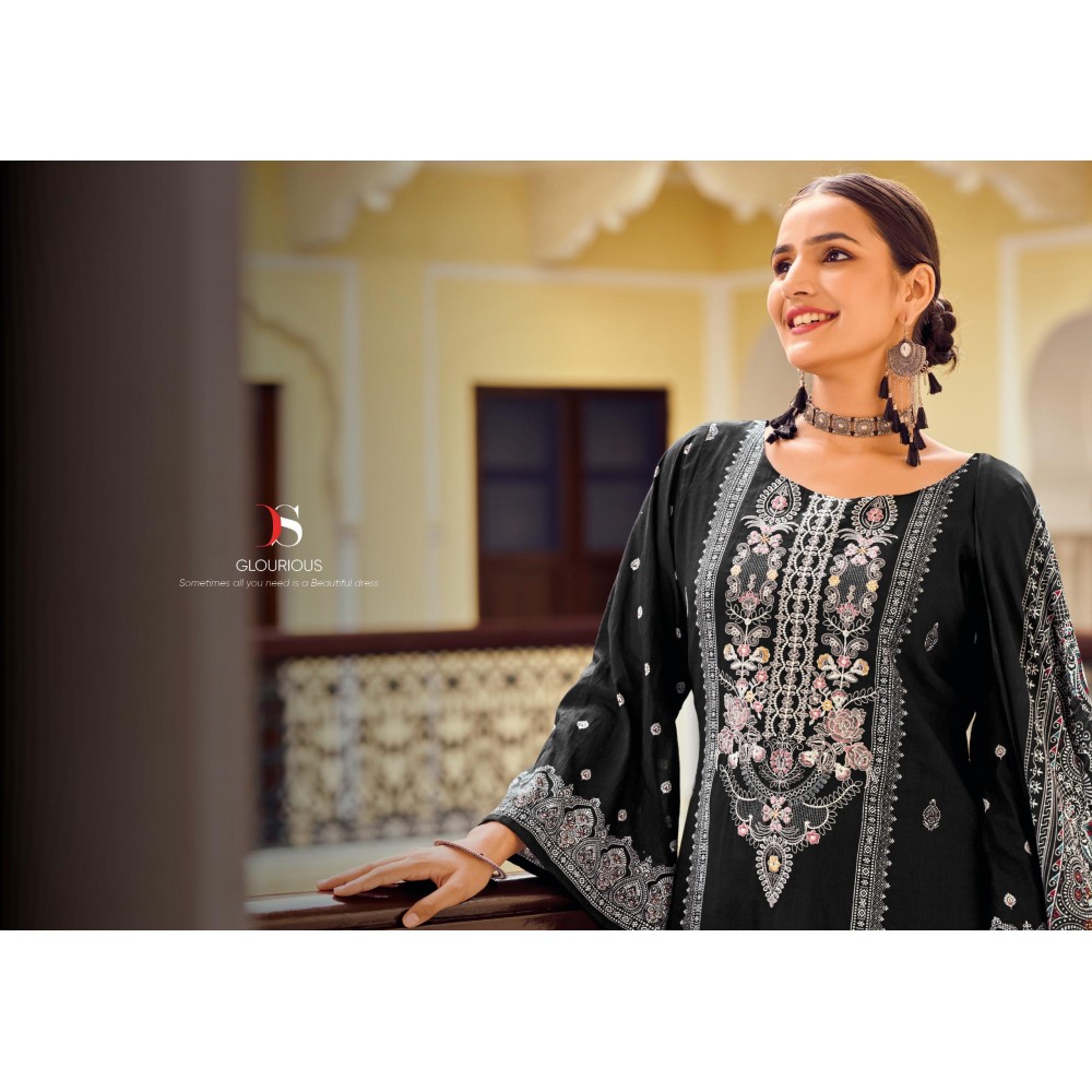 BLACK BEAUTY BY DEEPSY SUITS (Cotton Dupatta)