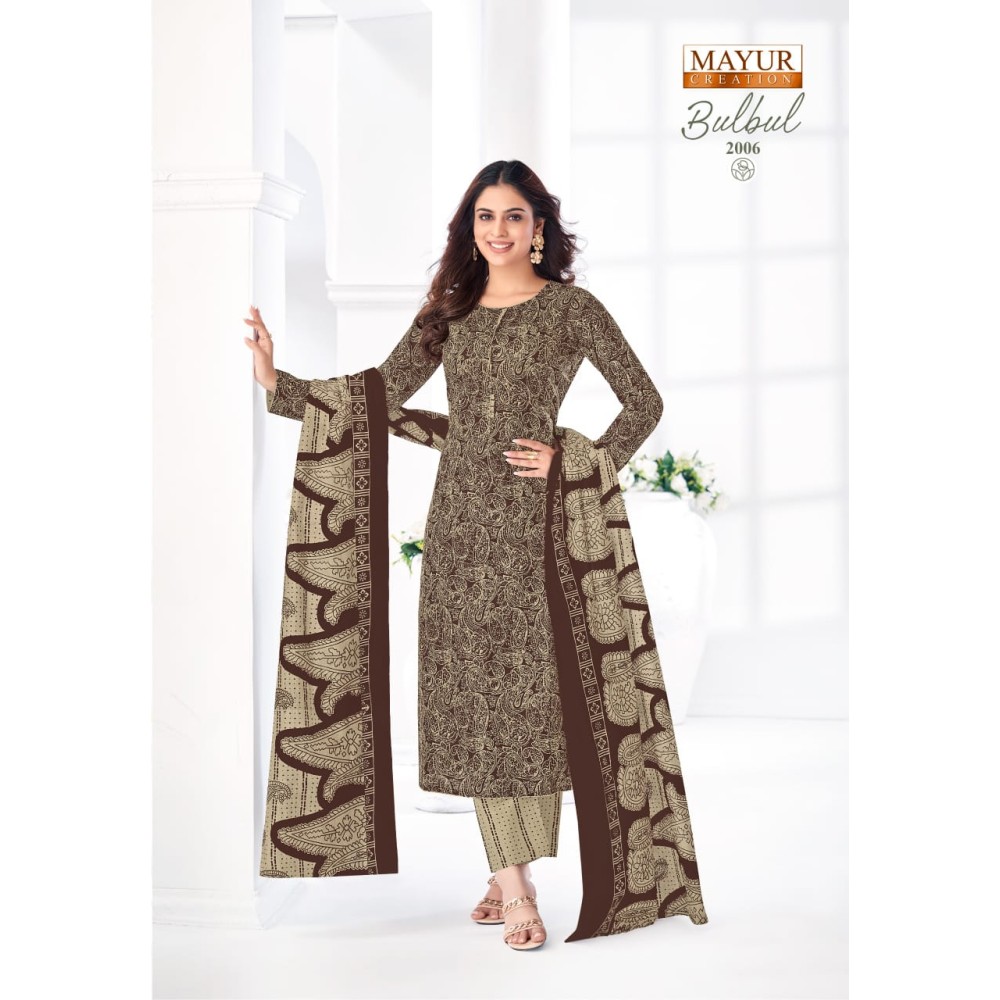 BULBUL VOL 2 MAYUR (Cotton Dupatta)