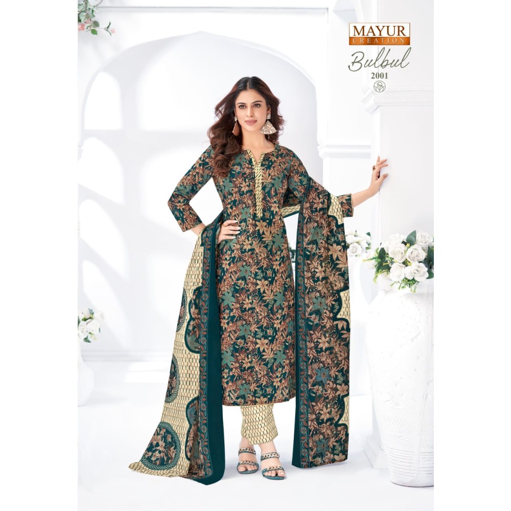 BULBUL VOL 2 MAYUR (Cotton Dupatta)