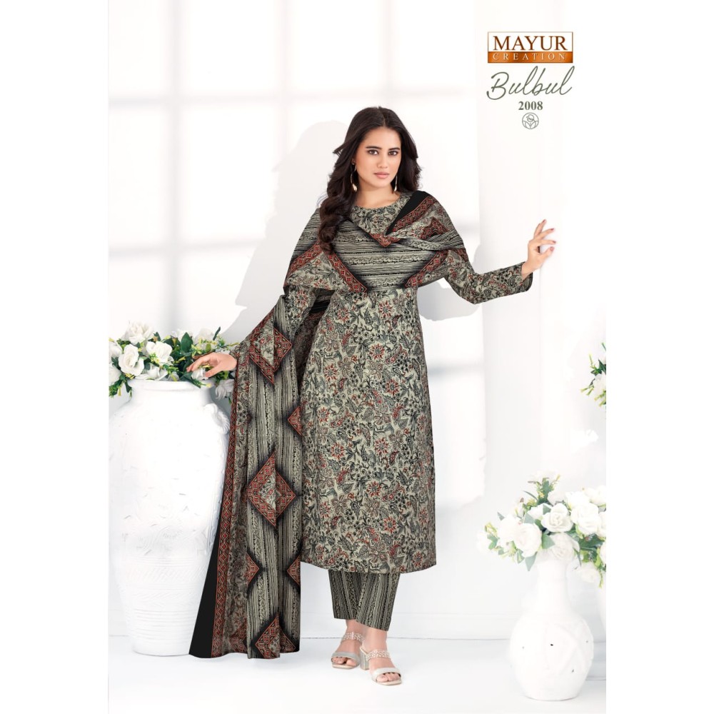 BULBUL VOL 2 MAYUR (Cotton Dupatta)