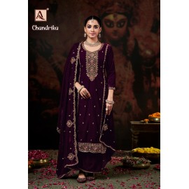 CHANDRIKA VELVET ALOK SUITS (Winter Collection)