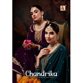 CHANDRIKA VELVET ALOK SUITS (Winter Collection)