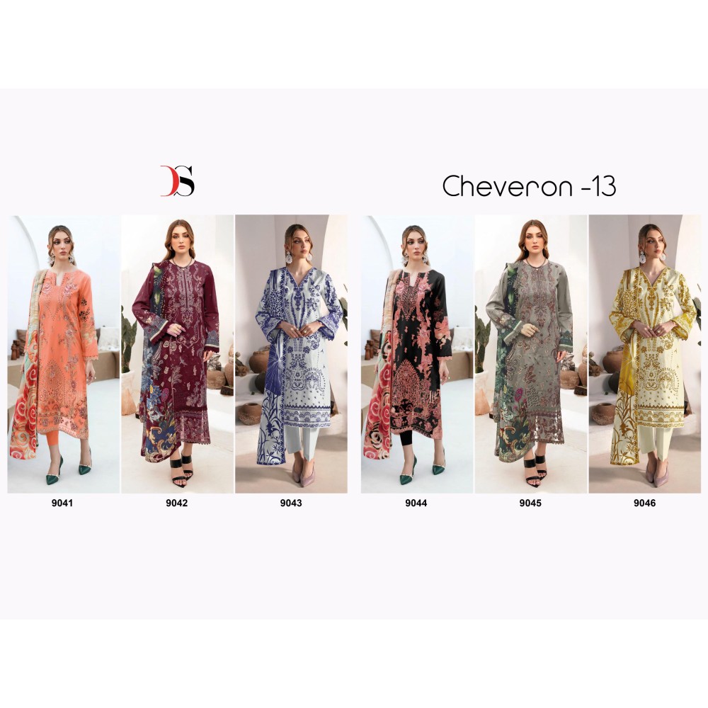 CHEVRON 13 DEEPSY (Cotton Dupatta)