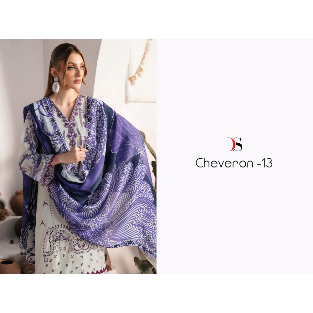 CHEVRON 13 DEEPSY (Cotton Dupatta)