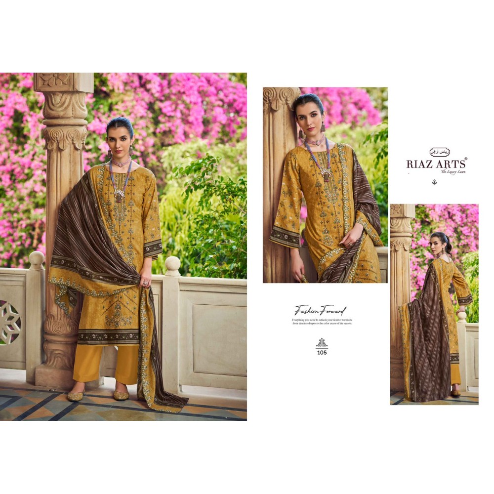 CHEVRON 2 RIAZ ARTS  (Cotton Dupatta)