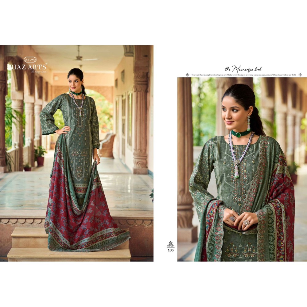 CHEVRON 2 RIAZ ARTS  (Cotton Dupatta)