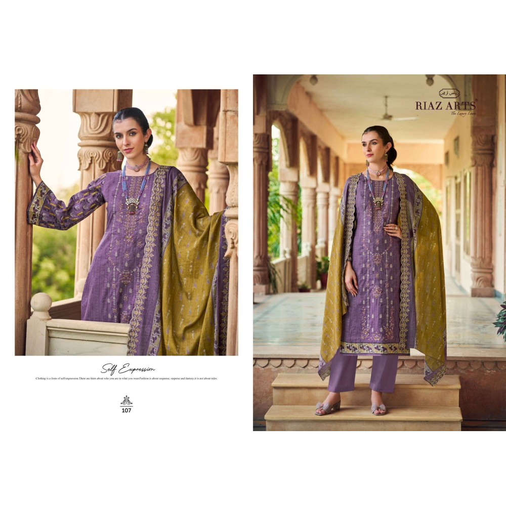 CHEVRON 2 RIAZ ARTS  (Cotton Dupatta)
