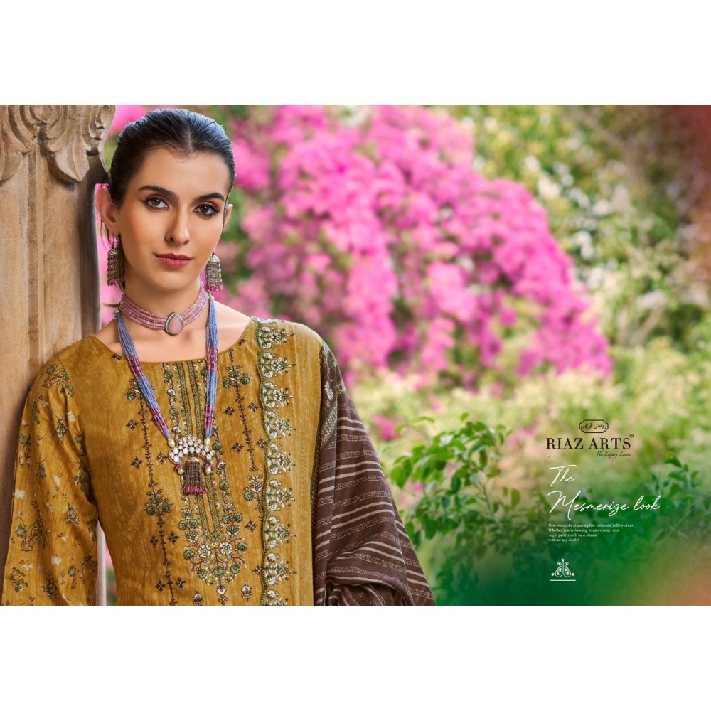 CHEVRON 2 RIAZ ARTS  (Cotton Dupatta)