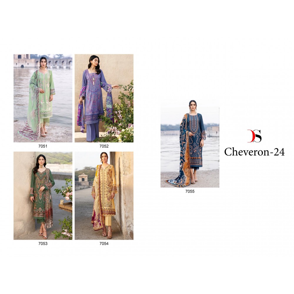 CHEVRON 24 DS(Cotton Dupatta)