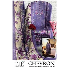 CHEVRON EXCLUSIVE HEAVY COTTON VOL 12 JADE (Cotton Dupatta)
