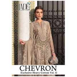 CHEVRON EXCLUSIVE HEAVY COTTON VOL 12 JADE (Cotton Dupatta)