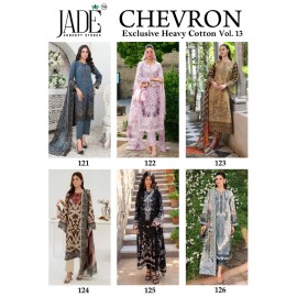 CHEVRON EXCLUSIVE HEAVY COTTON VOL 13 JADE (Cotton Dupatta)