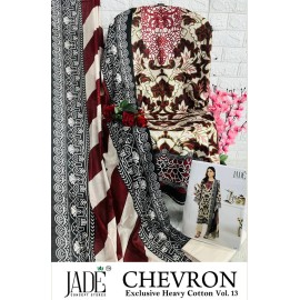 CHEVRON EXCLUSIVE HEAVY COTTON VOL 13 JADE (Cotton Dupatta)