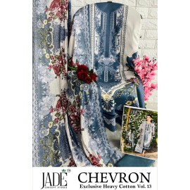 CHEVRON EXCLUSIVE HEAVY COTTON VOL 13 JADE (Cotton Dupatta)