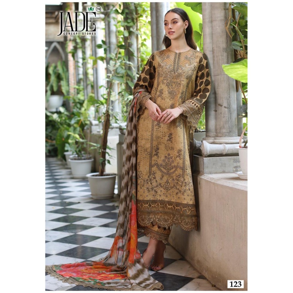 CHEVRON EXCLUSIVE HEAVY COTTON VOL 13 JADE (Cotton Dupatta)