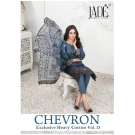 CHEVRON EXCLUSIVE HEAVY COTTON VOL 13 JADE (Cotton Dupatta)