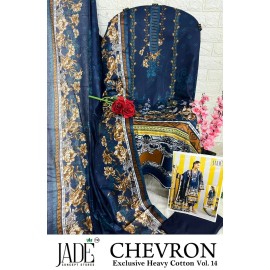 CHEVRON EXCLUSIVE HEAVY COTTON VOL 14 JADE (Cotton Dupatta)