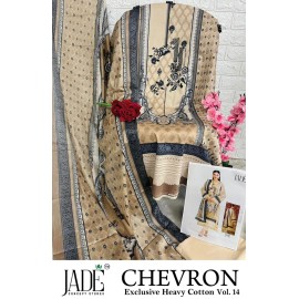 CHEVRON EXCLUSIVE HEAVY COTTON VOL 14 JADE (Cotton Dupatta)