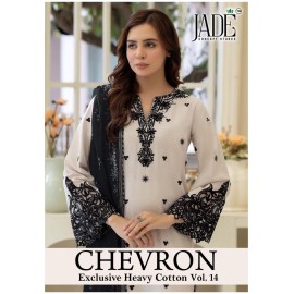 CHEVRON EXCLUSIVE HEAVY COTTON VOL 14 JADE (Cotton Dupatta)
