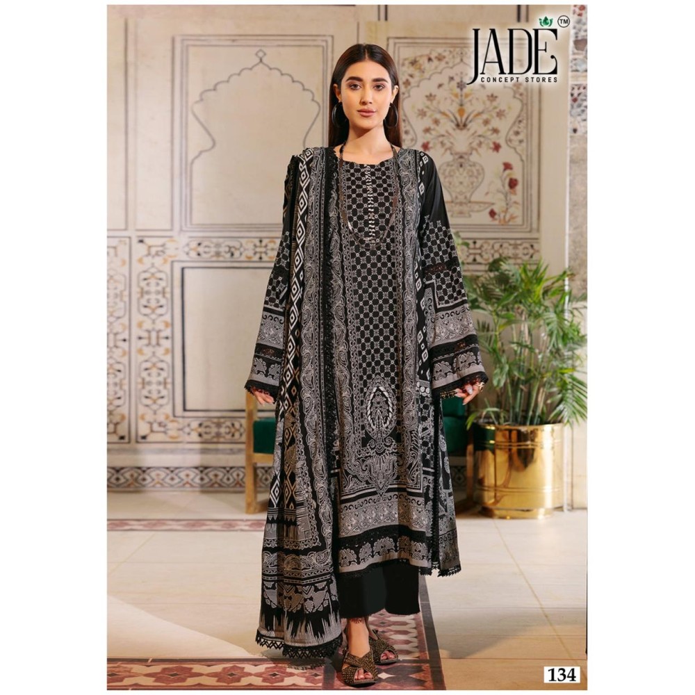 CHEVRON EXCLUSIVE HEAVY COTTON VOL 14 JADE (Cotton Dupatta)