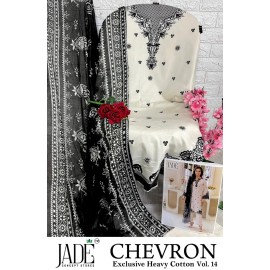 CHEVRON EXCLUSIVE HEAVY COTTON VOL 14 JADE (Cotton Dupatta)