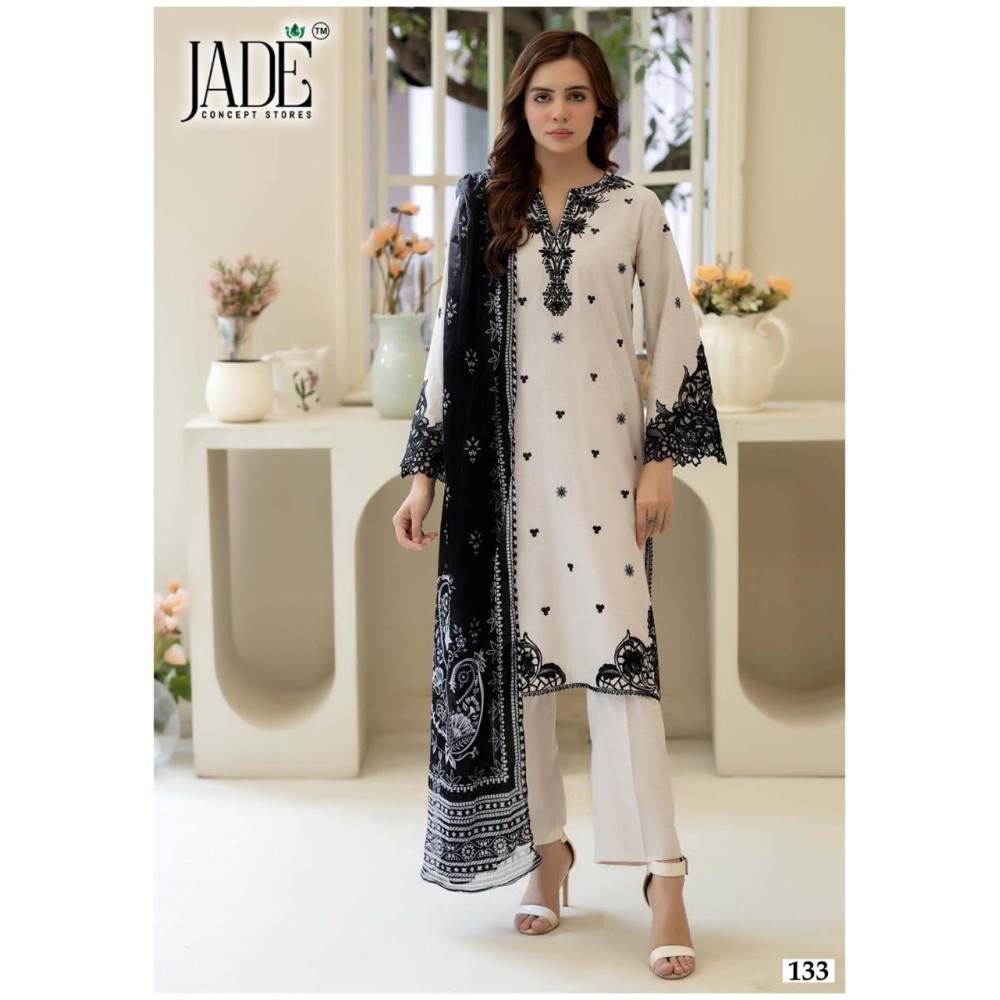 CHEVRON EXCLUSIVE HEAVY COTTON VOL 14 JADE (Cotton Dupatta)