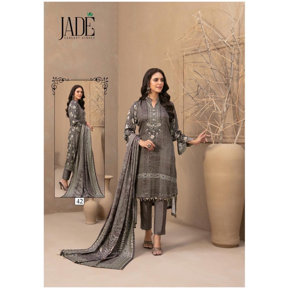 CHEVRON EXCLUSIVE HEAVY COTTON VOL 5 JADE (Cotton Dupatta)