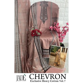 CHEVRON EXCLUSIVE HEAVY COTTON VOL 7 R JADE (Cotton Dupatta)