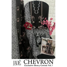 CHEVRON EXCLUSIVE HEAVY COTTON VOL 7 R JADE (Cotton Dupatta)