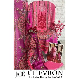 CHEVRON EXCLUSIVE HEAVY COTTON VOL 7 R JADE (Cotton Dupatta)