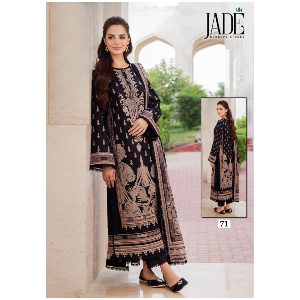 CHEVRON EXCLUSIVE HEAVY COTTON VOL 8 R JADE (Cotton Dupatta)