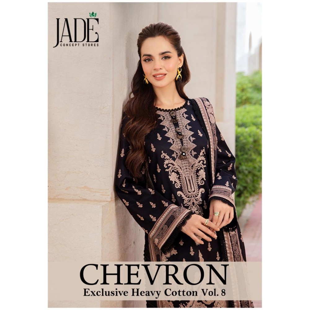 CHEVRON EXCLUSIVE HEAVY COTTON VOL 8 R JADE (Cotton Dupatta)