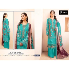 CHEVRON LUXURY LAWN COLLECTION BY JIHAN 3374 (Cotton Dupatta)