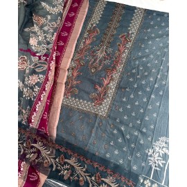CHEVRON LUXURY LAWN COLLECTION BY JIHAN 3374 (Cotton Dupatta)