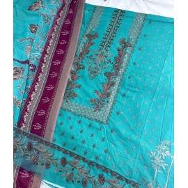 CHEVRON LUXURY LAWN COLLECTION BY JIHAN 3374 (Cotton Dupatta)