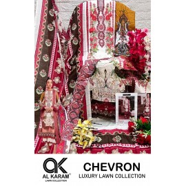 CHEVRON PATCH WORK AL KARAM (Cotton Dupatta)