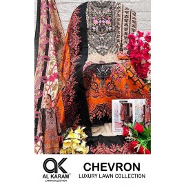 CHEVRON PATCH WORK AL KARAM (Cotton Dupatta)