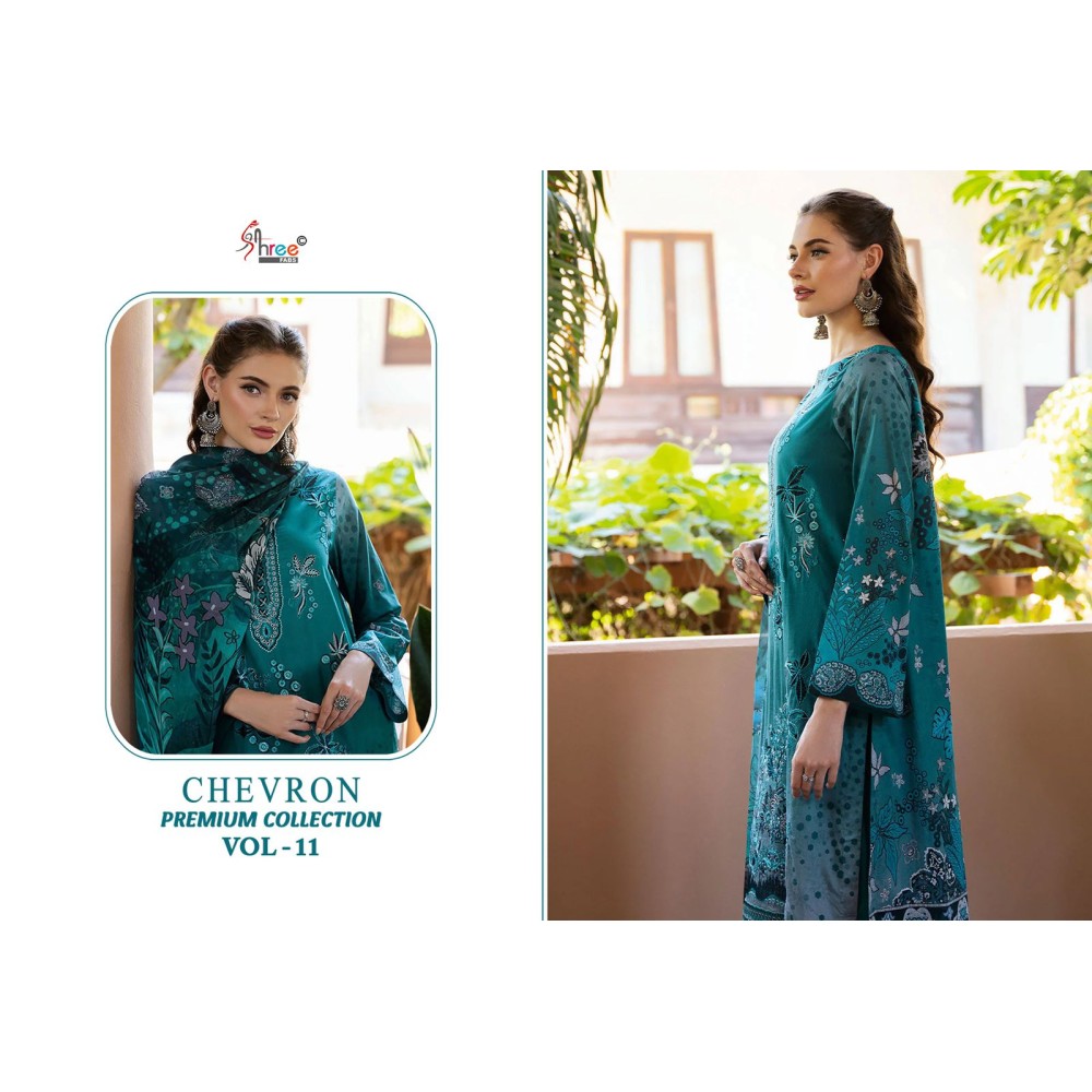 CHEVRON PREMIUM COLLECTION SHREE VOL 11 SHREE (Cotton Dupatta)