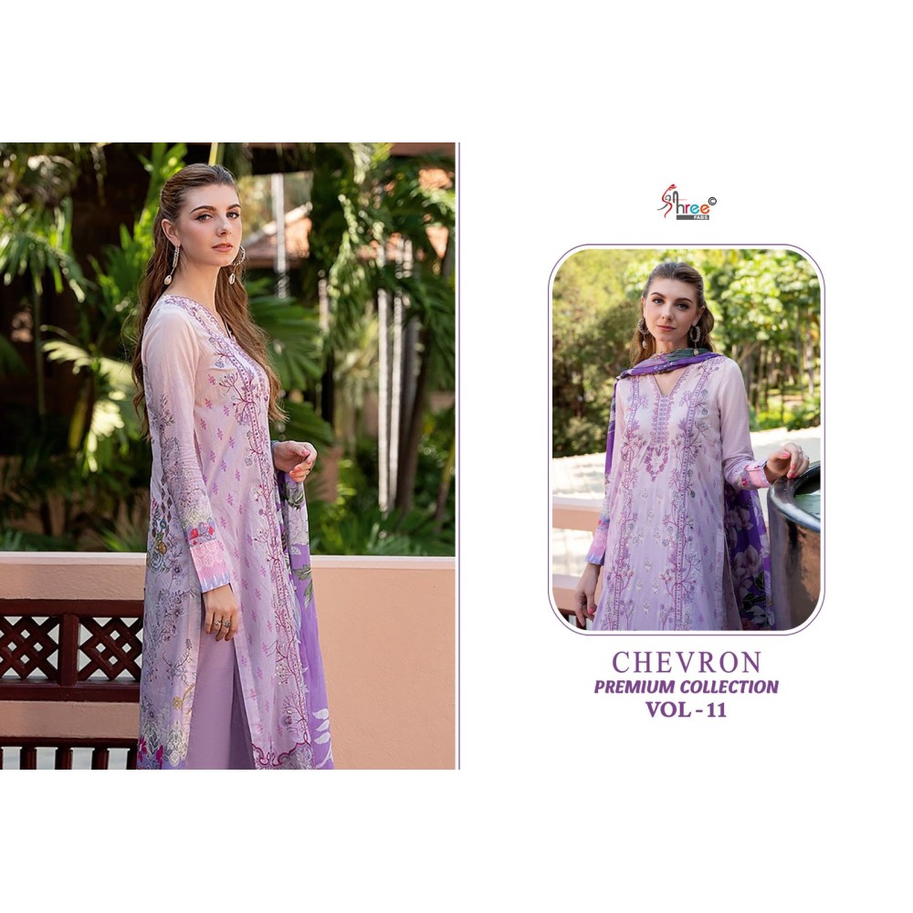 CHEVRON PREMIUM COLLECTION SHREE VOL 11 SHREE (Cotton Dupatta)