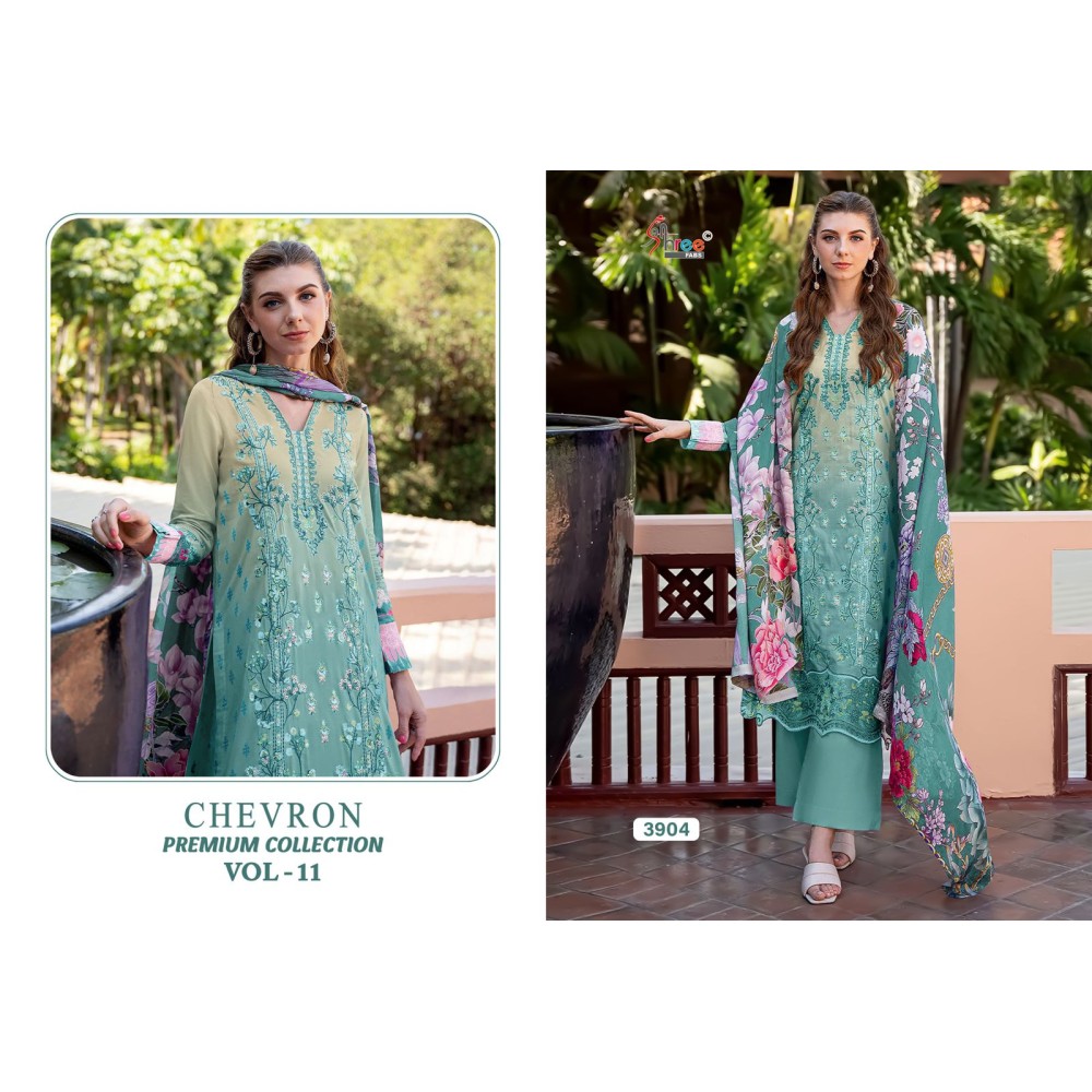 CHEVRON PREMIUM COLLECTION SHREE VOL 11 SHREE (Cotton Dupatta)